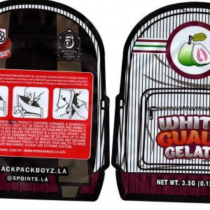 Backpack Boyz White Guava Gelato 3D Mylar Flower 3.5 Bag *Empty Bags* (CaSupply) #3D