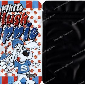 White Slush Puppie Mylar Flower 3.5 Bag *Empty Bags* (CaSupply) #S1