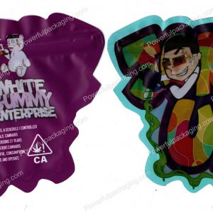 White Gummy Enterprise : JOKES UP ! 3D Mylar Flower 3.5 Bag *Empty Bags* (CaSupply) #3D