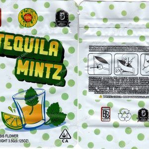 BACKPACK BOYZ : FlowerChildFarms (Tequila Mintz) (4.25x6.5in) Packaging 3.5 Mylar Bag *Empty Bags* (CAsupply) #B1