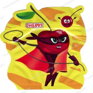 3D Mylar Cherry Shaped Fruit Bag 3.5g Edible Packaging *Empty Bags*