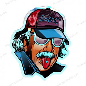 3D Holographic (E=mc2) Shaped Mylar Bag 3.5g Packaging *Empty Bags*