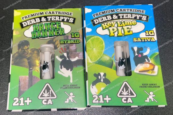 DERB & TERPY'S (Mixed Flavor Pack) Cart Set *Empty Packaging* Set of 50 (Sellers Choice) - Image 6