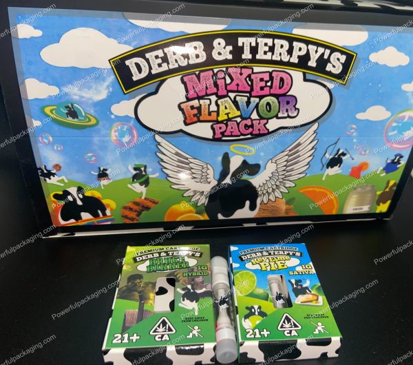 DERB & TERPY'S (Mixed Flavor Pack) Cart Set *Empty Packaging* Set of 50 (Sellers Choice) - Image 3