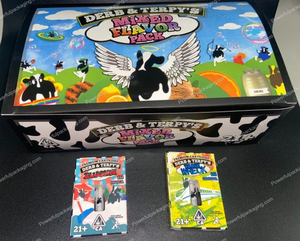 DERB & TERPY'S (Mixed Flavor Pack) Cart Set *Empty Packaging* Set of 50 (Sellers Choice) - Image 2