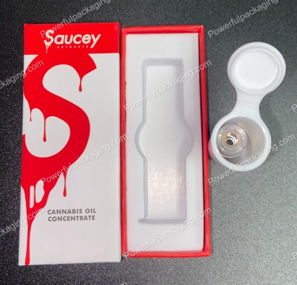 Saucey Extracts (Cannabis Oil Concentrate) Cart Set *Empty Packaging* Set of 100 - Image 3