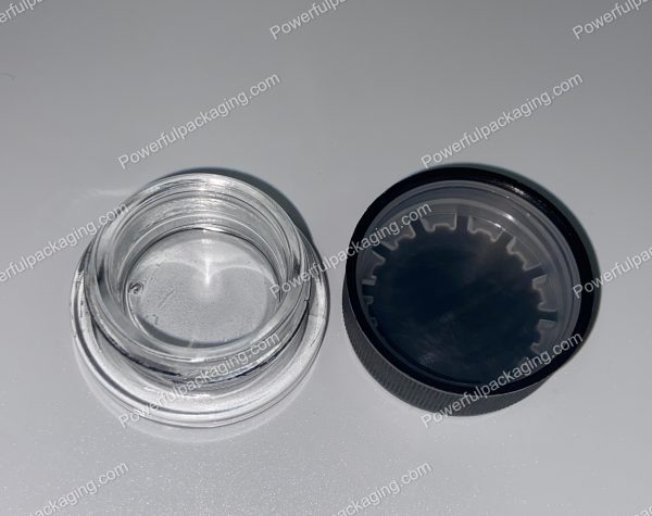 Concentrate Glass Jar w/ Stickers (1.75x1.75in) Packaging *Empty Packaging* (Sellers Choice) - Image 2