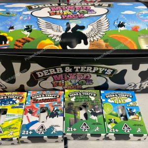 DERB & TERPY'S (Mixed Flavor Pack) Cart Set *Empty Packaging* Set of 50 (Sellers Choice)