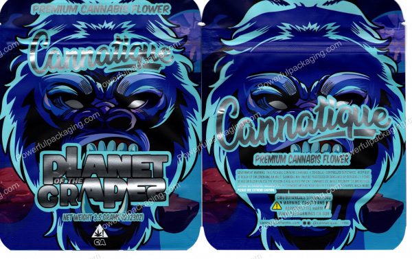 Cannatique : Planet of the GrApez Mylar Bag *Empty Bags*