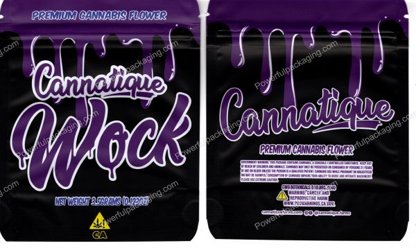 Cannatique : Wock Mylar Bag *Empty Bags*