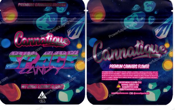 Cannatique : Space Candy Mylar Bag *Empty Bags*