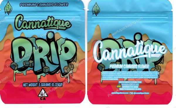 Cannatique : DRIP Mylar Bag *Empty Bags*