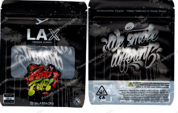 LAX : Apple Fritter Mylar Bag *Empty Bags*