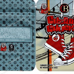 BACKPACK BOYZ : Cherry Chuckz Packaging 3.5 Mylar Bag *Empty Bags*