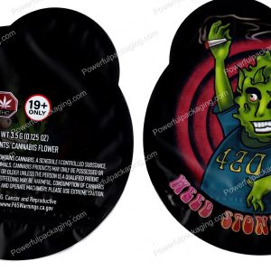 Weed Stoner Club 3D Mylar Shaped Bag 3.5g Flower Packaging *Empty Bags*
