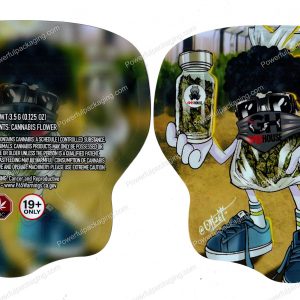 GAS HOUSE : Stash bag/jar 3D Mylar Shaped Bag 3.5g Flower Packaging *Empty Bags*
