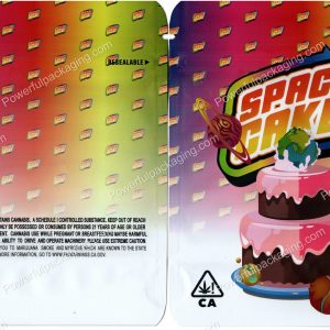 Space Cake (Generic) Flower Packaging 3.5 Mylar Bag *Empty Bags*