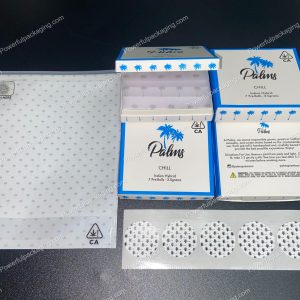 Palms : CHILL Indica Hybrid (Packaging & Stickers & Bag) *Empty Pre-Rolls* (7-Pre-Rolls) (CA-Supply)