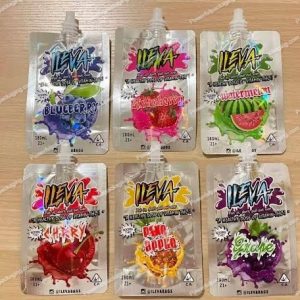 ILEVA (6 Flavors) 600mg (5.75x4in) 180mL Juice Pouch Bag *Empty Bags*
