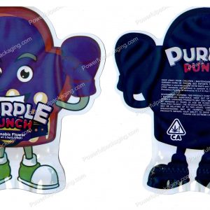 Black Unicorn : Purple Punch 3D Mylar Shaped Bag 3.5g Flower Packaging *Empty Bags* (CAsupply)