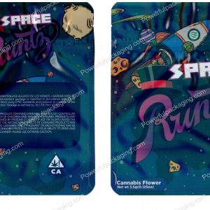 Black Unicorn : Space Runtz Mylar 3.5 Packaging Bag *Empty Bags* (CaSupply)