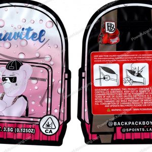 BackPack Boyz : Zuavitel 3D Mylar Backpack Shaped Bag 3.5g Flower Packaging *Empty Bags* (CAsupply)