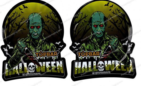 TOPBAR : Halloween 3D Mylar Shaped Bag 3.5g Flower Packaging *Empty Bags* (CAsupply)