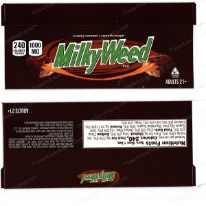 MilkyWeed 1000mg Chocolate Bar Box *Empty Box* (CaSupply)