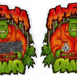 Mr. Frank Drank Generic 3D Mylar Shaped Bag 3.5g Flower Packaging *Empty Bags* (CAsupply)