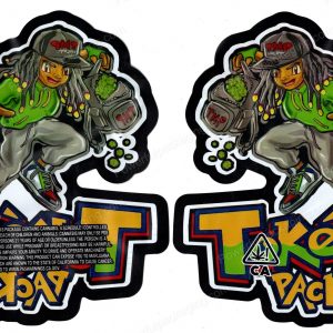 Tokemon Packz Generic 3D Mylar Shaped Bag 3.5g Flower Packaging *Empty Bags* (CAsupply)
