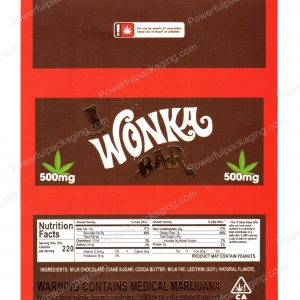 Wonka Bar 500mg Chocolate Bar Wrapper *Empty Box* (CaSupply)