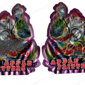 Apple Fritters Generic 3D Mylar Shaped Bag 3.5g Flower Packaging *Empty Bags* (CAsupply)