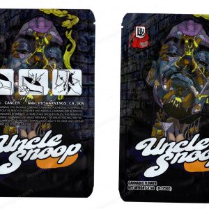 BACKPACK BOYZ : Uncle Snoop Packaging 3.5 Mylar Bag *Empty Bags*