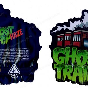 HighGoat : Ghost Train Haze 3D Mylar Shaped Bag 3.5g Flower Packaging *Empty Bags* (CAsupply)