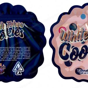 HighGoat : White Tahoe Cookies 3D Mylar Shaped Bag 3.5g Flower Packaging *Empty Bags* (CAsupply)
