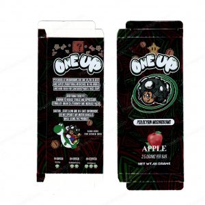 ONEUP Psilocybin Apple Mushroom Bar 3.5g (5/10 Pack Box Set) (2.5x5.5in) *Empty Box* (CaSupply)