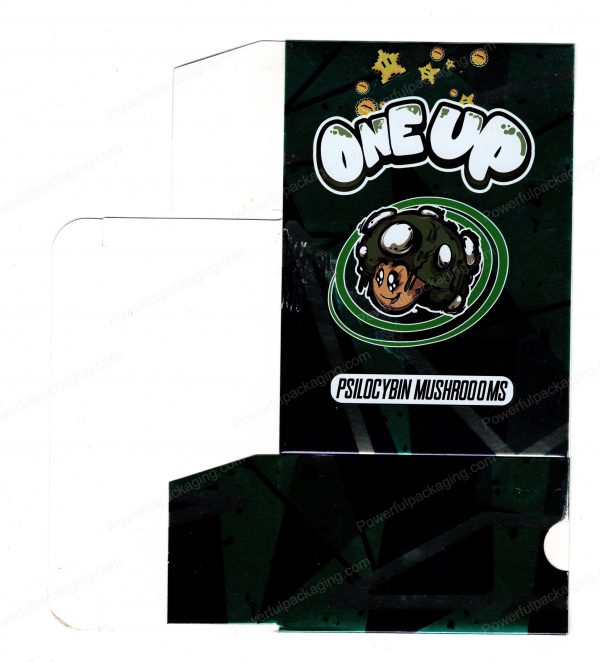 ONEUP Psilocybin Peaches Mushroom Bar 3.5g (5/10 Pack Box Set) (2.5x5.5in) *Empty Box* (CaSupply) - Image 3