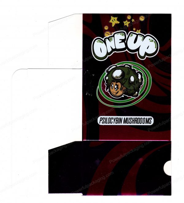 ONEUP Psilocybin Strawberries Mushroom Bar 3.5g (5/10 Pack Box Set) (2.5x5.5in) *Empty Box* (CaSupply) - Image 4
