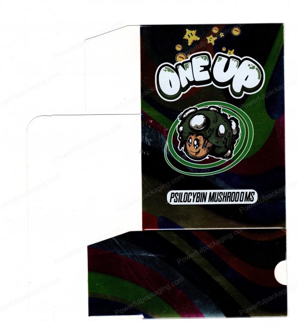ONEUP Psilocybin Watermelon Mushroom Bar 3.5g (5/10 Pack Box Set) (2.5x5.5in) *Empty Box* (CaSupply) - Image 3