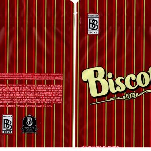 Ounce Bags : (BackPack Boyz : Biscotti) Mylar 28g Bag *Empty Bag* (CaSupply)