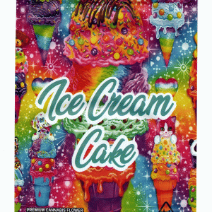 Ounce Bags : (Rainbow Ice Cream Cake) Mylar 28g Bag *Empty Bag* (CaSupply)