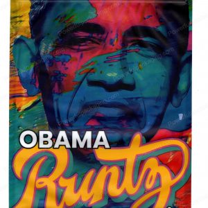 Ounce Bags : (Runtz : Obama) Mylar 28g Bag *Empty Bag* (CaSupply)
