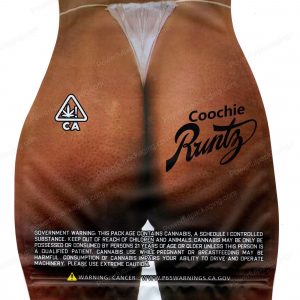 Ounce Bags : (Runtz : Coochie) Mylar 28g Bag *Empty Bag* (CaSupply)