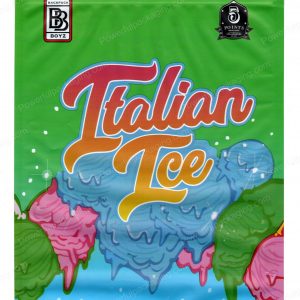 Ounce Bags : (BackPackBoyz Italian Ice) Mylar 28g Bag *Empty Bag* (CaSupply)