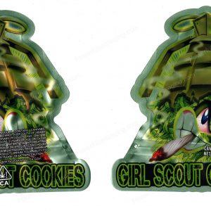 Girl Scout Cookies Grenade Generic 3D Mylar Shaped Bag 3.5g Flower Packaging *Empty Bags* (CAsupply)