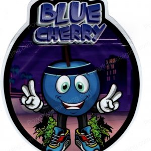 Blue Cherry Generic 3D Mylar Shaped Bag 3.5g Flower Packaging *Empty Bags* (CAsupply)