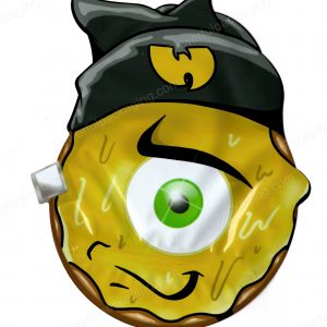 Wu-Tang Minion Generic 3D Mylar Shaped Bag 3.5g Flower Packaging *Empty Bags* (CAsupply)