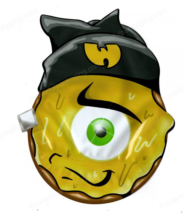 Wu-Tang Minion Generic 3D Mylar Shaped Bag 3.5g Flower Packaging *Empty Bags* (CAsupply)