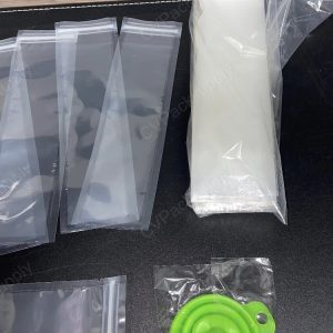 Empty THC Popsicle DIY Set Icee Storage Bag with Funnel *Empty Bags*