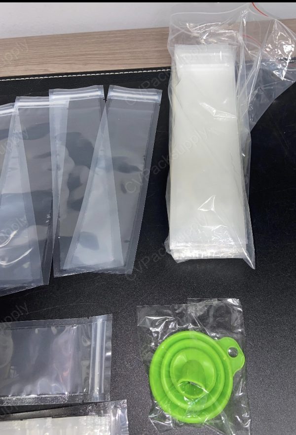 Empty THC Popsicle DIY Set Icee Storage Bag with Funnel *Empty Bags*